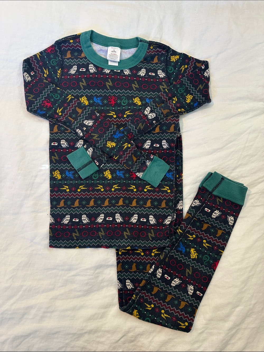 Kids Fair isle Harry Potter Holiday Pajamas